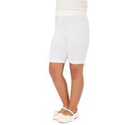 Merry Style Leggings Corti Bambina e Ragazza MS10-132 (Bianco, 158 cm)