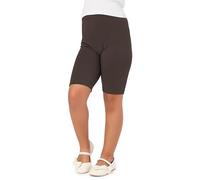 Merry Style Leggings Corti Bambina e Ragazza MS10-132 (Marrone, 146 cm)