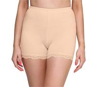 Merry Style Leggings Corti di Viscosa Donna MS10-294 (Beige, S)