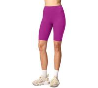 Merry Style Leggings Corti Pantaloncini Donna MS10-145 (Fucsia, M)