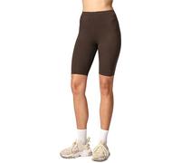 Merry Style Leggings Corti Pantaloncini Donna MS10-145 (Marrone, XL)