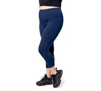 Merry Style Leggings da donna a 3/4 Capri in viscosa MS10-449, Blu mare, 6XL plus