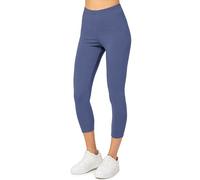 Merry Style Leggings Donna 3/4 Pantaloni Capri Morbidi e Confortevoli Leggins Donna in Cotone Traspirante Elastici e Delicati sulla Pelle Sensibile MS10-199 (Jeans,XXL)