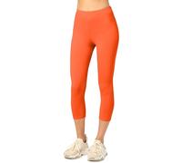 Merry Style Leggings Donna 3/4 Pantaloni Capri Morbidi e Confortevoli Leggins Donna in Cotone Traspirante Elastici e Delicati sulla Pelle Sensibile MS10-199 (Ruggine,XS)
