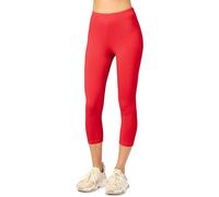 Merry Style Leggings Donna 3/4 Pantaloni Capri Morbidi e Confortevoli Leggins Donna in Cotone Traspirante Elastici e Delicati sulla Pelle Sensibile MS10-199 (Rosso, XL)