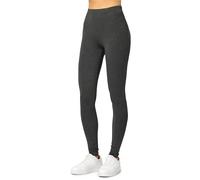 Merry Style Leggings Lunghi Donna in Viscosa con Elastan Ampia Pantaloni Donna Banda Elastica Leggins per Casa Palestra Tempo Libero MS10-143 (mélange Scuro, XS)