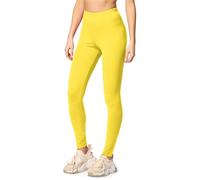 Merry Style Leggings Lunghi Donna MS10-198 (Giallo, L)
