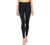 Merry Style Leggings Lunghi Pantaloni Donna MS10-221 (Nero, S)
