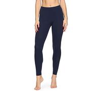 Merry Style Leggings Lunghi Pantaloni Donna MS10-338 (Blu Navy, L)