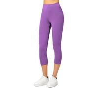Merry Style Leggins Corti Donna 3/4 Pantaloni Capri Leggins Donna in Viscosa Traspirante, Pantaloncini Fitness Corti per Sportivi o Casual MS10-144 (Porpora, XL)