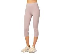 Merry Style Leggins Corti Donna 3/4 Pantaloni Capri Leggins Donna in Viscosa Traspirante, Pantaloncini Fitness Corti per Sportivi o Casual MS10-144 (Caffe Latte, XL)