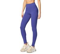 Merry Style Lunghi Leggings Fuseaux Sportivi da Donna Pratico Modello a Vita Alta in Cotone Naturale MS10-198 (Cobalto,S)