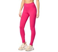 Merry Style Lunghi Leggings Fuseaux Sportivi da Donna Pratico Modello a Vita Alta in Cotone Naturale MS10-198 (Amaranto, S)