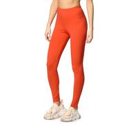 Merry Style Lunghi Leggings Fuseaux Sportivi da Donna Pratico Modello a Vita Alta in Cotone Naturale MS10-198 (Ruggine,XL)