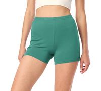 Merry Style Pantaloncini Palestra Donna in Cotone Shorts Donna per Il Fitness Allenamento Jogging Pantaloncini Sportivi Yoga Hot Pants MS10-392 (Turchese Scuro, M)