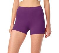 Merry Style Pantaloncini Palestra Donna in Cotone Shorts Donna per Il Fitness Allenamento Jogging Pantaloncini Sportivi Yoga Hot Pants MS10-392 (Porpora, L)