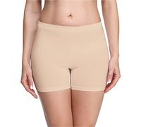 Merry Style Pantaloncini Palestra Donna in Viscosa Shorts Donna per Il Fitness Allenamento Jogging Pantaloncini Sportivi Yoga Hot Pants MS10-283 (Beige, XS)