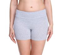 Merry Style Pantaloncini Palestra Donna in Viscosa Shorts Donna per Il Fitness Allenamento Jogging Pantaloncini Sportivi Yoga Hot Pants MS10-284 (Melange, M)