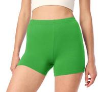 Merry Style Pantaloncini Palestra Donna in Viscosa Shorts Donna per il Fitness Allenamento Jogging Pantaloncini Sportivi Yoga Hot Pants MS10-391 (Verde, XXL)