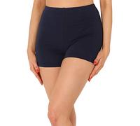 Merry Style Pantaloncini Palestra Donna in Viscosa Shorts Donna per il Fitness Allenamento Jogging Pantaloncini Sportivi Yoga Hot Pants MS10-391 (Blu Marino, M)