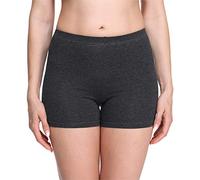 Merry Style Pantaloncini Palestra Donna in Viscosa Shorts Donna per Il Fitness Allenamento Jogging Pantaloncini Sportivi Yoga Hot Pants MS10-283 (mélange Scuro, L)
