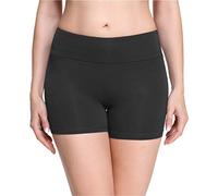 Merry Style Pantaloncini Palestra Donna in Viscosa Shorts Donna per Il Fitness Allenamento Jogging Pantaloncini Sportivi Yoga Hot Pants MS10-284 (Grafite, XL)