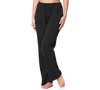 Merry Style Pantaloni del Pigiama Donna MPP-001 (Nero (800), S)