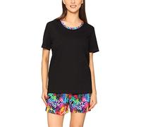 Merry Style Pigiama Donna MS10-396 (Nero Amore Pace, S)