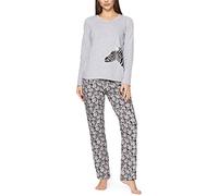 Merry Style Pigiama Manica Lunga Donna MS10-169 (Melange Zebra, M)