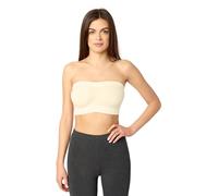 Merry Style Reggiseno Top a Fascia Donna 06 161 (Ecru, S-M)