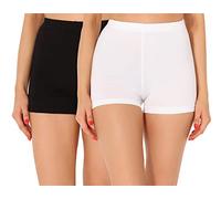 Merry Style Shorts Donna Corti MS10-358 (2Pack Nero/Bianco, XXL)