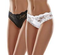 Merry Style Slip a Vita Bassa Donna MSGAB92 ((2Pack) Nero/Bianco, 42 (Taglia Produttore: S))