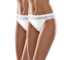 Merry Style Slip Donna MSGAB24 ((2Pack) Bianco, 42 (Taglia Produttore: S))