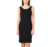 Merry Style Sottoveste Donna Lunghezza al Ginocchio Elastica Modellante in Viscosa MS10-446 (Nero, XXL)