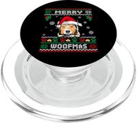 Merry Woofmas Australian Shepherd Dog Brutto maglione PopSockets PopGrip per MagSafe