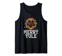 Merry Yule - Winter Solstice - Holly Pentagram - Gift Canotta