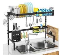 Merrybox - Stendino Organizer per Piatti in Acciaio Inox 304, 65 cm