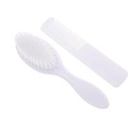 MERRYHAPY 1 Set Pettine Di Massaggio Per Per Bambina Infantile Neonato Sposo Spazzola Per Infantili Kit Spazzola Pettine Per Spazzola Appena Nata Abs Bianca