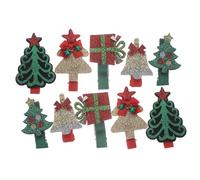 MERRYHAPY 10 Fermagli per Chioma Natalizi e Adolescenti, Design Classico e Metallo, Adatti a Ogni Acconciatura per Feste di Natale Stili multipli