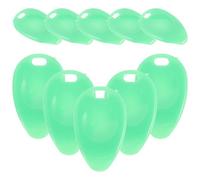 MERRYHAPY 10 Pezzi Raschietto per Lotteria in Plastica Verde Chiaro, Strumento Multiuso per Grattare Biglietti Bordo Piatto, Facile da Pulire, per Auto e Ufficio