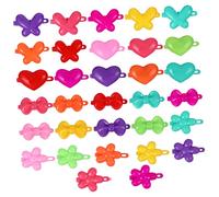 MERRYHAPY 100Pcs Del Fumetto Mini Barrette Di Natale Presa Dei Dell'Arco Della Forcella Della Clip Di Clip Di Del Fumetto Forcine Di Di Natale Pin Barrettes