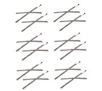 MERRYHAPY 12pezzi Fermagli Decorativi Per Con Strass Accessori Per Acconciature Eleganti e Pratici Per Tutti Giorni Per Occasioni Speciali e Uso Quotidiano