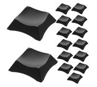 MERRYHAPY 15 Pezzi Supporto per Pallone da Calcio in Plastica Nera Superficie Opaca, Minimizza i Riflessi e Offre un Metodo Efficace di Stoccaggio per Uso Domestico e Dimostrazioni in Aula