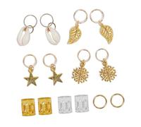 MERRYHAPY 164pezzi Anelli Per Dreadlocks Tubi Per Capelli Fermagli Per Capelli in Metallo Fermagli Per Dreadlocks Copricapo Per Accessori Per Decorativi e Leggeri Per Intrecciare e Raccoglie