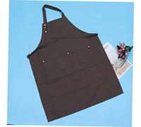 MERRYHAPY 1pezzi Grembiule Da Lavoro Per Parrucchieri e Cucina Design Semplice Con Tasche Frontali Per Utensili Adatto Per Uso Professionale e Domestico