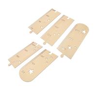 MERRYHAPY 1set Ruler Splicing Height Growth Chart Decorativo Registrare La Dei Installazione Facile Design Per Camerette