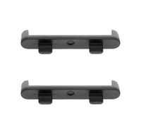 MERRYHAPY 2 Pezzi Adattatore Connettore in Acciaio Inossidabile per Cinturino Orologio Nero, Semplice da Usare e Confortevole, per Prolunghe Cinturino Smartwatch