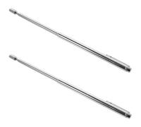 MERRYHAPY 2 pezzi Bacchette da Rabdomante in Acciaio Inossidabile per Rilevamento Outdoor Resistenti e Pratiche per Campeggio e Interpretazione Spirituale