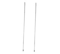 MERRYHAPY 2 pezzi Bacchette Divinatorie in Acciaio Inossidabile Retrattili per Rilevamento Tesori e Metalli Strumenti Radiestesia Precisi per Acqua Oro Geobiologia e Feng Shui