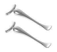 MERRYHAPY 2 Pezzi Strumenti Massaggio Oculare Lega Zinco Bastoncini Crema Occhi Introduzione Resistenti Duraturo Semplici Pratici Sicurezza Piccoli Leggeri Trasportare